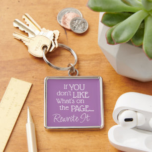 Porte-clés "Si vous n'aimez pas ce qui est sur la page..." Ph