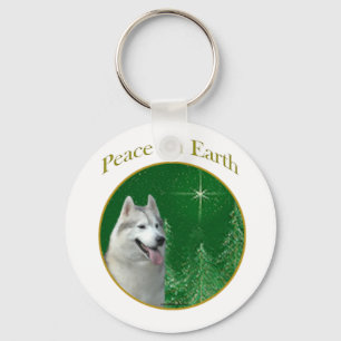 Porte-clés Sibérie Husky Peace