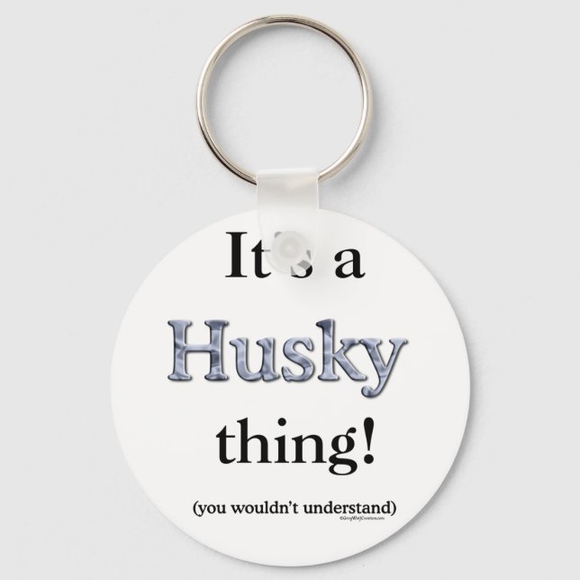 Porte-clés Sibérie Husky Thing (Recto)
