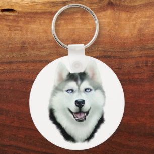 Porte-clés Sibérien Husky