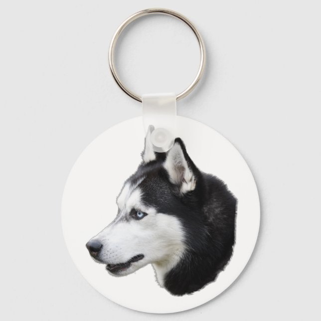 Porte-clés sibérien husky (Recto)