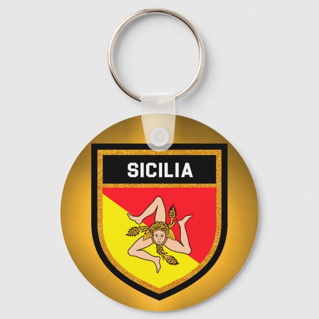 Porte-clés Sicilia Flag (Recto)