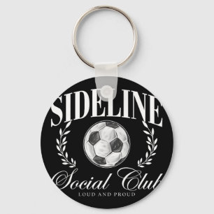 Porte-clés Sideline Social Club Fière Et Fort, Maman De Footb