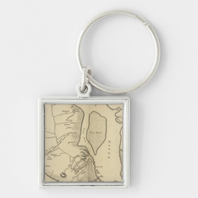 Porte-clés Siège de Charleston en Caroline du Sud (Devant)