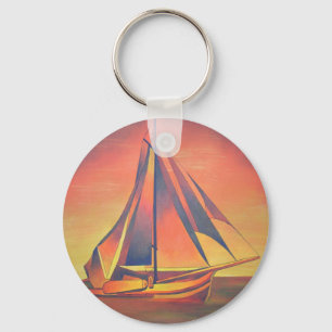 Porte-clés Sienna vole au coucher du soleil