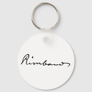 Porte-clés Signature d'Arthur Rimbaud
