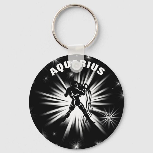 Porte-clés signe Aquarius (Recto)