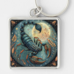 Porte-clés Signe astrologique Scorpion Mystique Anniversaire