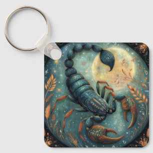 Porte-clés Signe astrologique Scorpion Mystique Anniversaire
