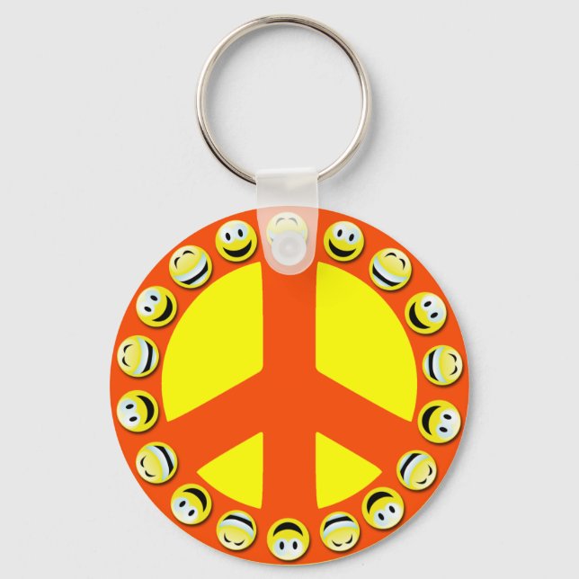 PORTE-CLÉS SIGNE DE PAIX FACE (Recto)