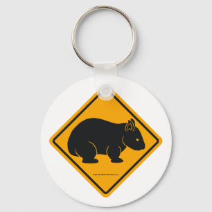 Porte-clés Signe de wombat (aucun texte)