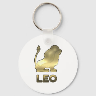 Porte-clés Signe de zodiac Leo - ancienne édition or