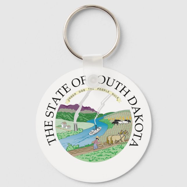 Porte-clés Signe du Dakota du Sud (Recto)