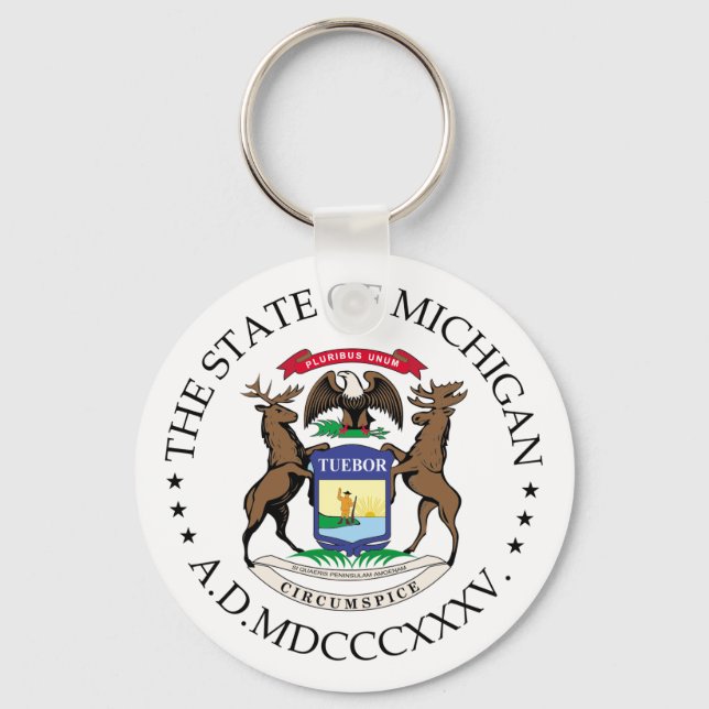 Porte-clés signe du Michigan (Recto)