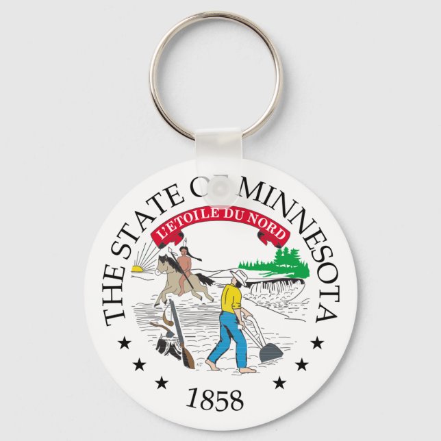 Porte-clés Signe du Minnesota (Recto)