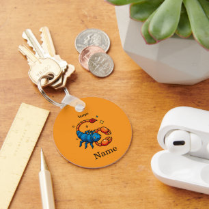 Porte-clés Signe du zodiaque Scorpion Horoscope Pop Art Migno