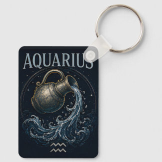 Porte-clés Signe du zodiaque Verseau Symbole d'astrologie Por