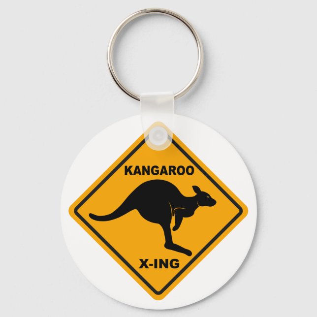 Porte-clés SIGNE Kangaroo Xing (Recto)