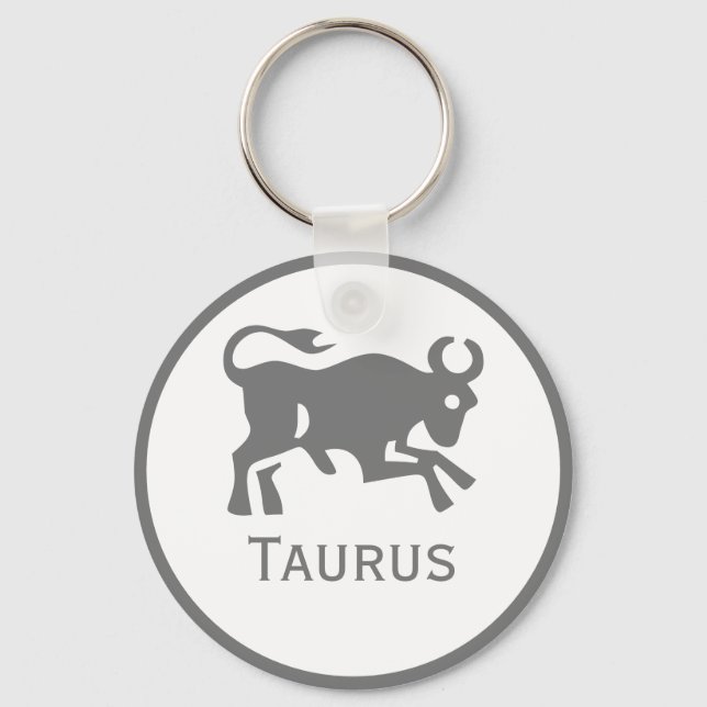 Porte-clés Signe Taurus du Zodiac Design (Recto)