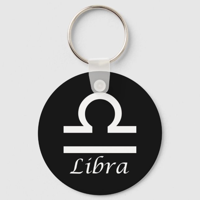 Porte-clés SIGNE Zodiaque 'Libra' (Recto)