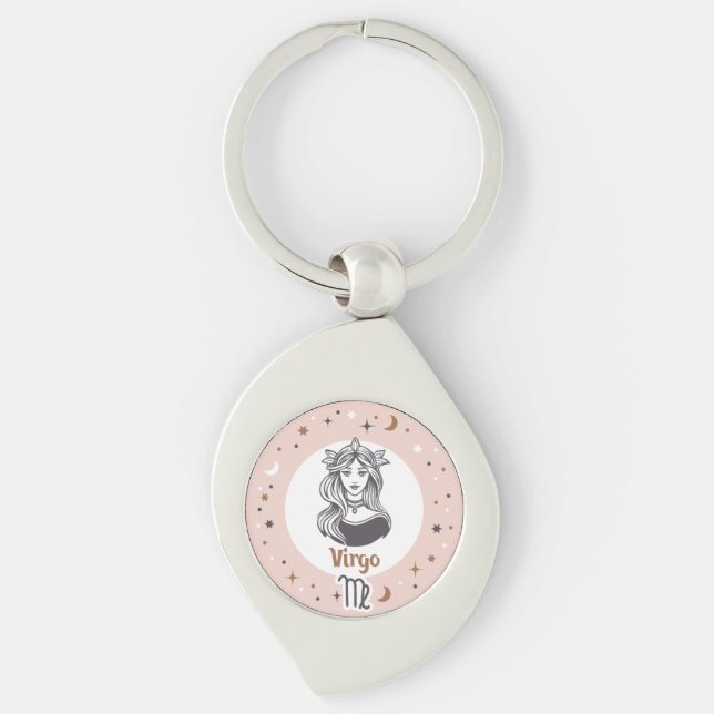 Porte-clés SIGNE Zodiaque Virgo (Devant)