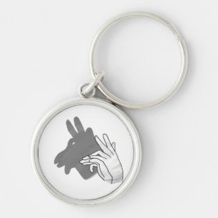 Porte-clés Silhouette à la main Billy Goat Grey