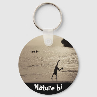 Porte-clés silhouette active
