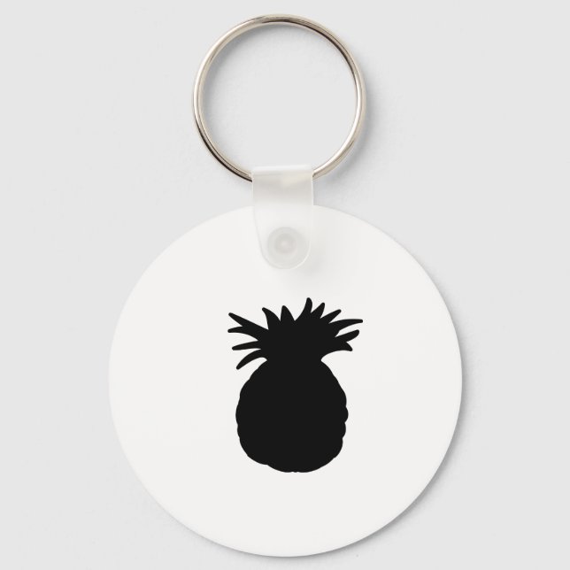 Porte-clés Silhouette ananas (Recto)