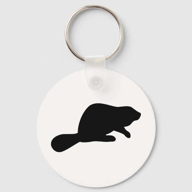 Porte-clés Silhouette beaver (Recto)