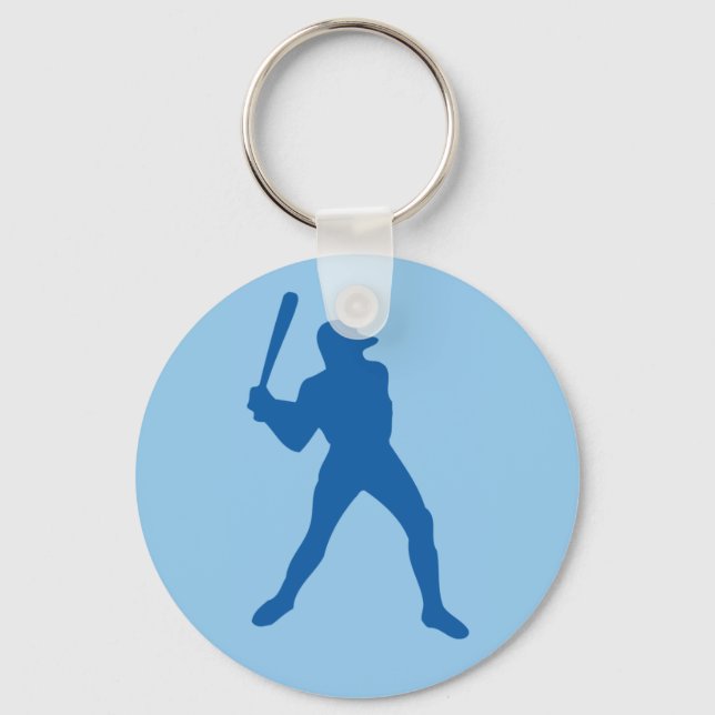 Porte-clés silhouette de baseball (Recto)