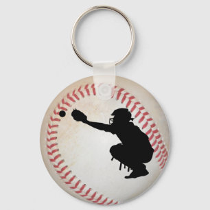 Porte-clés Silhouette de baseball