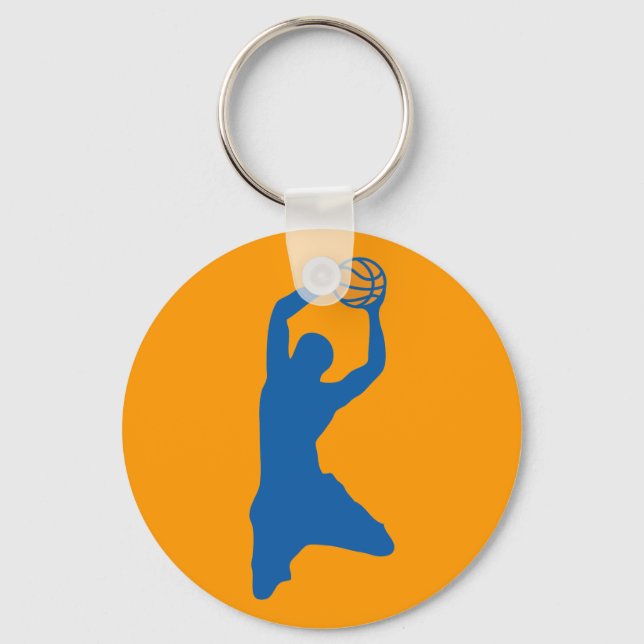 Porte-clés silhouette de basket (Recto)