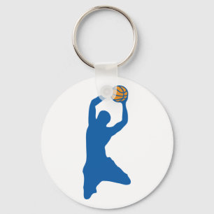 Porte-clés silhouette de basket-ball