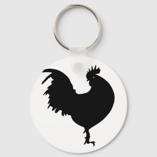 Porte-clés Silhouette de coq