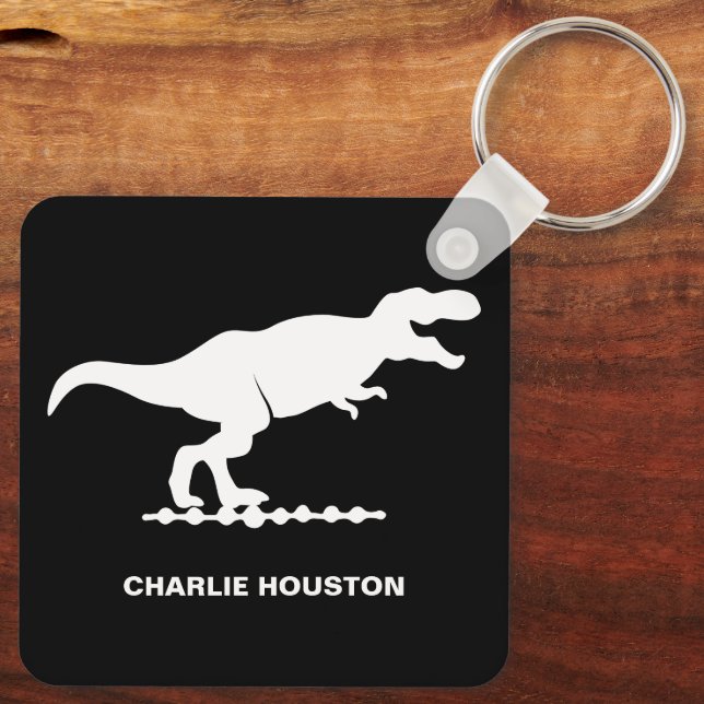 Porte-clés silhouette de dinosaure Tyrannosaurus (Verso)