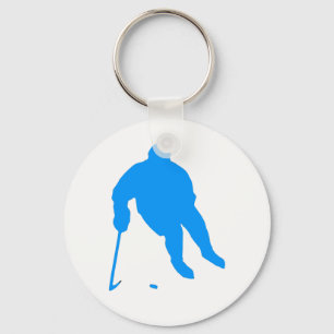 Porte-clés Silhouette de hockey