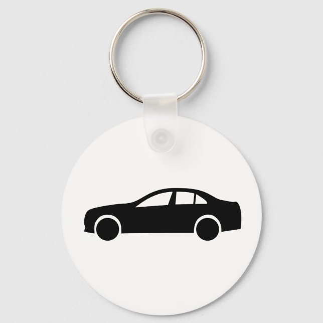 Porte-clés Silhouette de limousine (Recto)