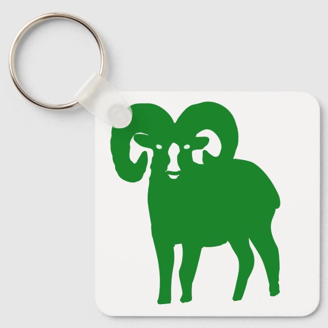 Porte-clés silhouette du Bélier frais – Zodiaque d (Recto)