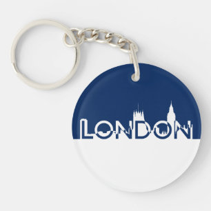 Porte-clés Silhouette londonienne