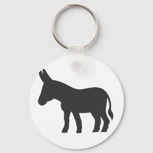 Porte-clés Silhouette of a mule