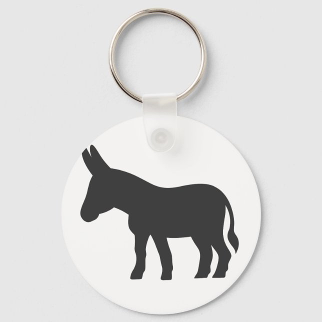 Porte-clés Silhouette of a mule (Recto)