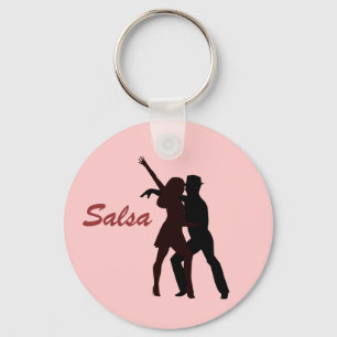 Porte-clés Silhouette of Salsa Dancers
