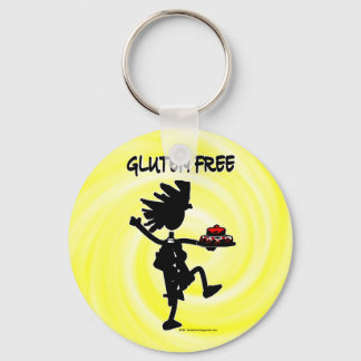 Porte-clés Silhouette sans gluten sans Whimsy Design