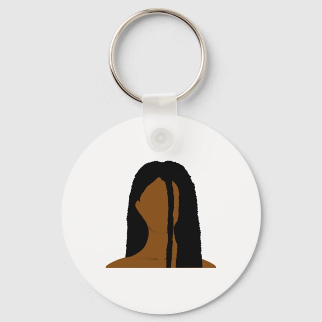 Porte-clés Silhouettes - Stickers Tresses (Recto)