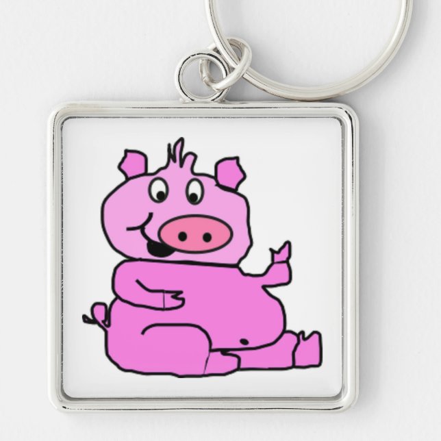 PORTE-CLÉS SILLY PIGGY (Devant)