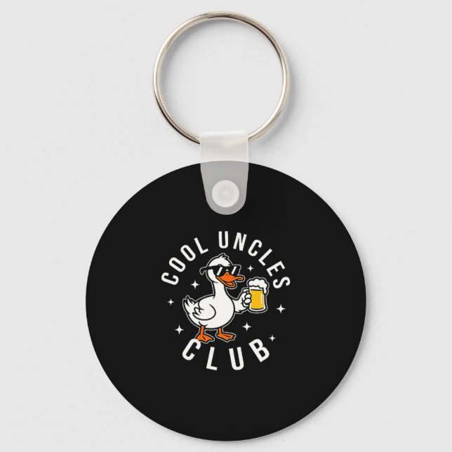 Porte-clés Silly Uncle Goose Cool Uncles Club Shirt Men Uncle (Recto)