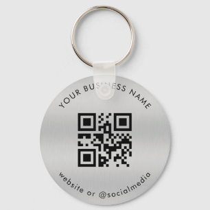 Porte-clés Silver Ajoutez votre analyse personnalisée de code