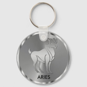 Porte-clés Silver Aries ♈ the Ram - Zodiac Sign