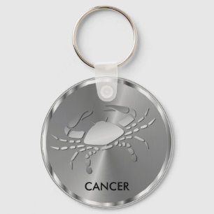 Porte-clés Silver Cancer ♋ the Crab - Zodiac Sign