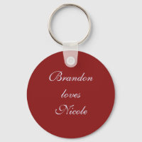 Silver Fairy Tale Love Key Chain
